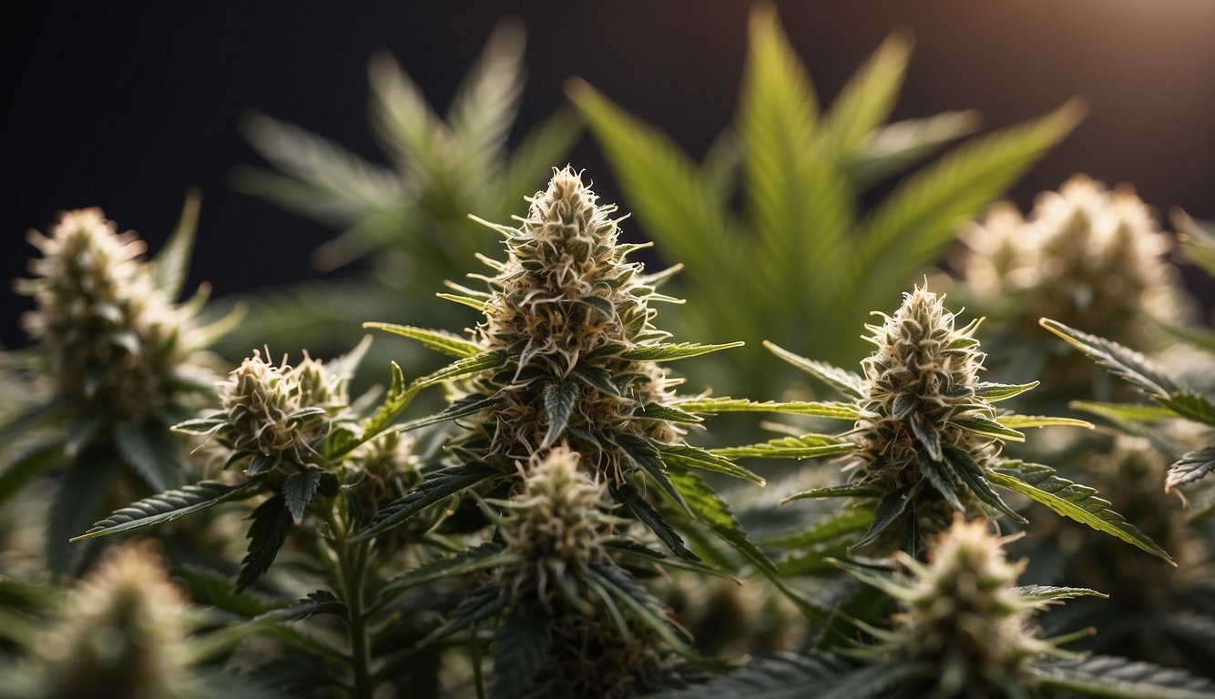 A comparison of CBD and THC effects, showing distinct characteristics