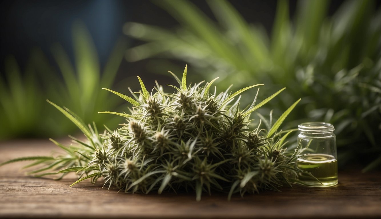 Der Geruch und das Aroma von CBD ähnelt frischem Gras, wenn es geraucht wird.